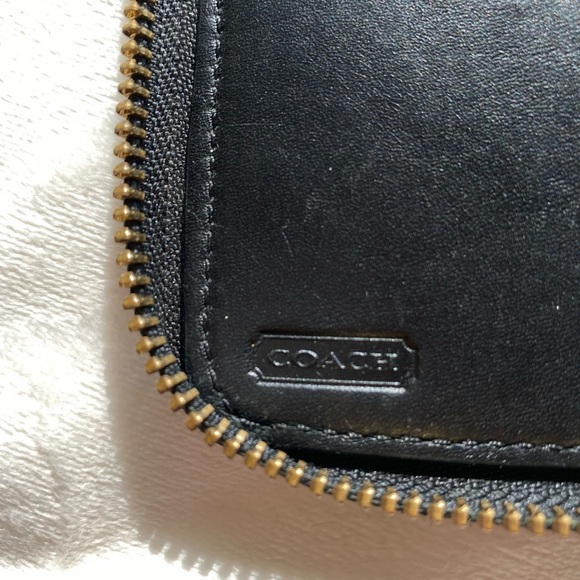 Coach Saffiano Leather iPad Portfolio Case | Black Tablet Sleeve | OS - Picture 9 of 12